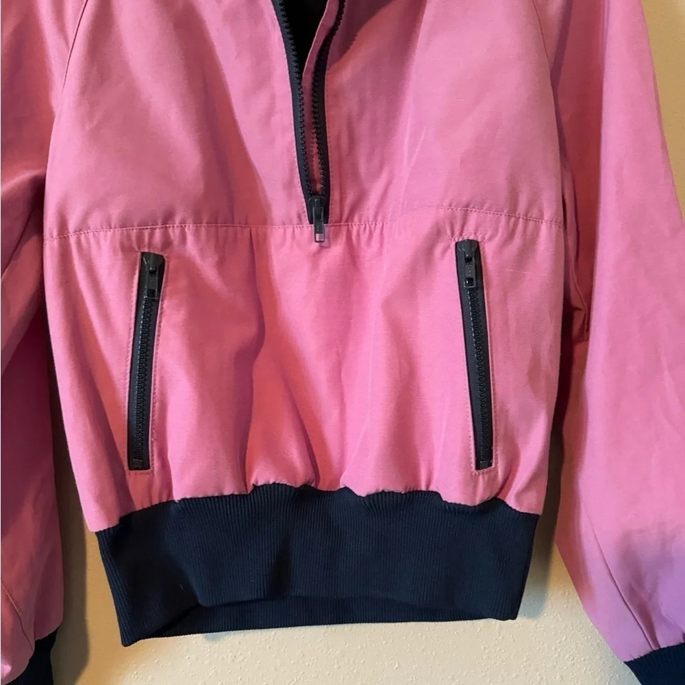 Vintage Nils Pink Half Zip Pullover Coat 8 Small - Picture 6 of 7